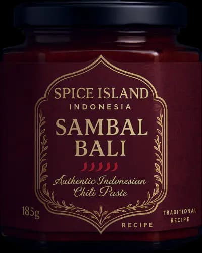 Indonesian Sambal Bali - aromatic spicy sauce for stir fry