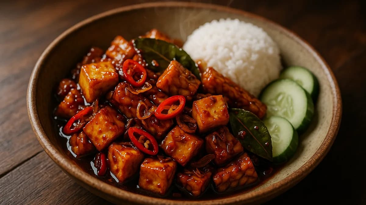 Oseng Tahu Tempe (Tofu & Tempeh Stir-Fry)