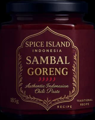Authentic Sambal Goreng UK - Traditional Indonesian Sweet & Spicy Chili Paste 185g - UK Delivery Chef Yossie Recipe