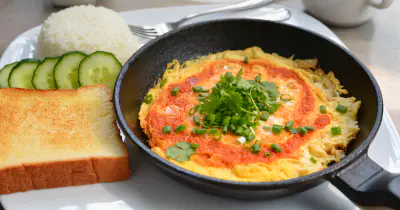 Pan-fried fish with Sambal Goreng - Indonesian aromatic chilli condiment